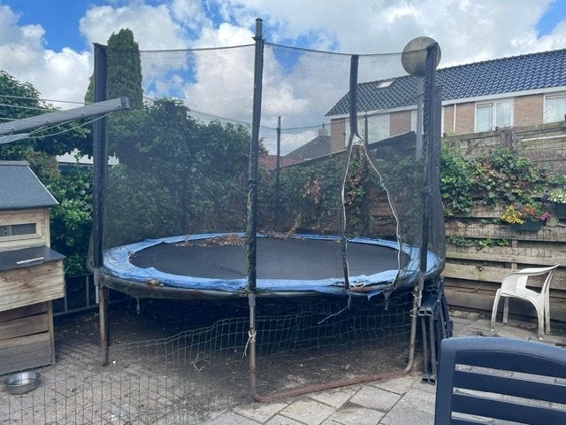 trampoline diameter 400cm, Kinderen en Baby's, Speelgoed | Buiten | Trampolines, Ophalen, Gebruikt