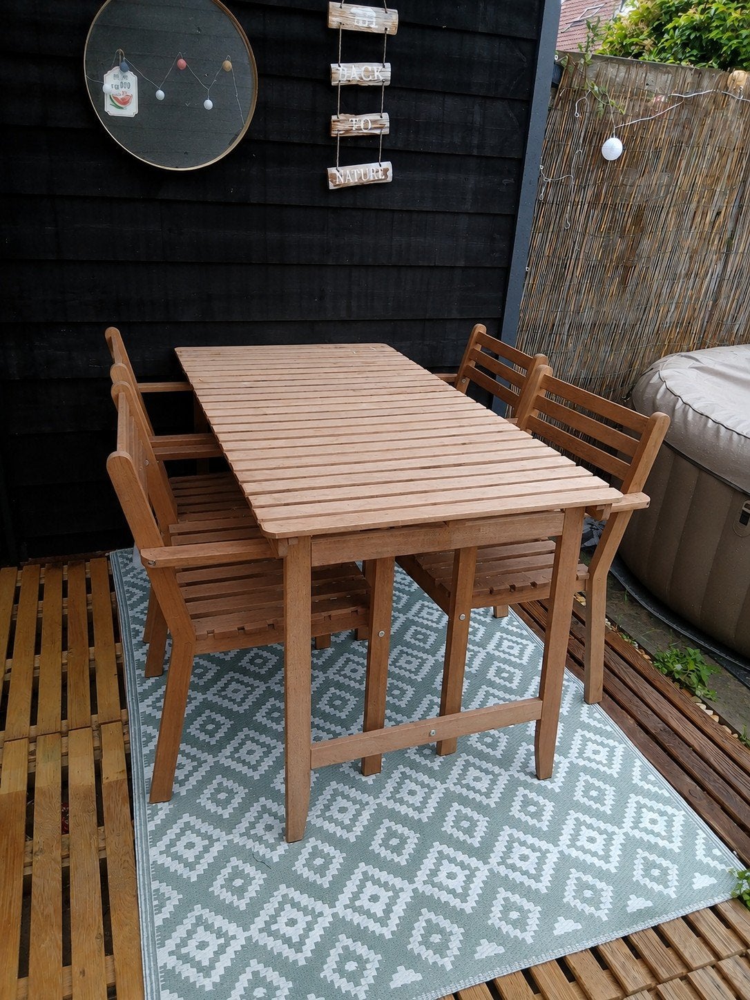 Tuinset Askholmen van Ikea., Tuin en Terras, Tuinsets en Loungesets, Ophalen