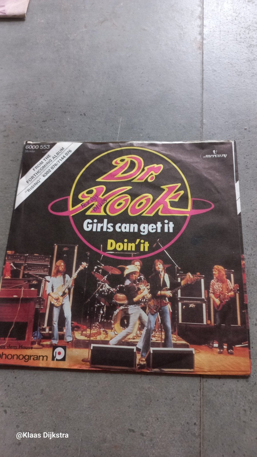 Dr. Hook - Girls Can Get It / Doin' It (Vinyl Single), Ophalen of Verzenden, Gebruikt, 7 inch, Pop