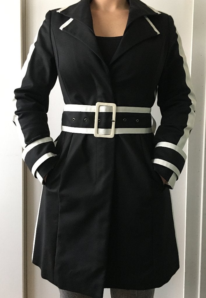Mart Visser trench coat, Maat 38/40 (M), Mart Visser, Zwart, Ophalen of Verzenden