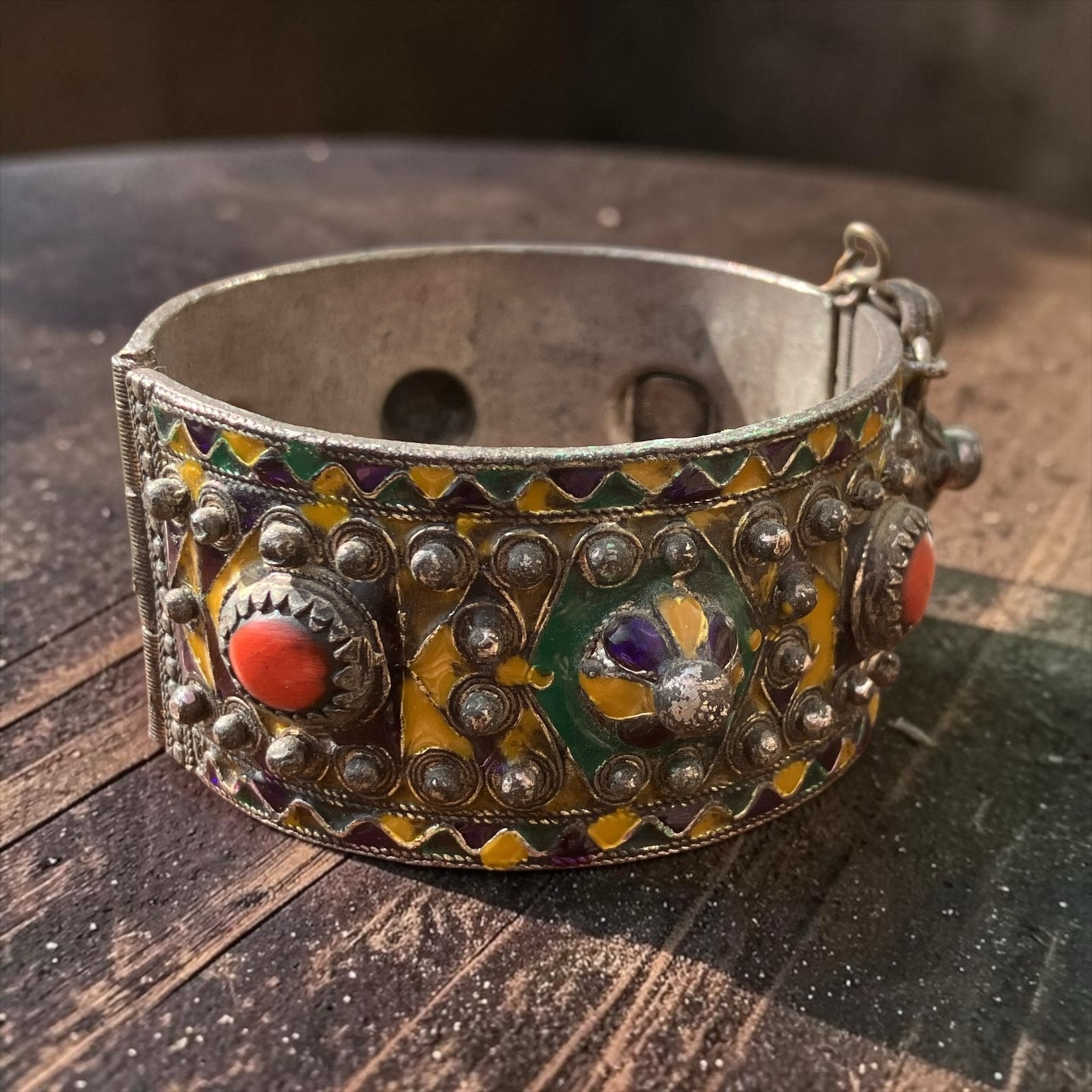 Antieke Berber Armband uit Kabylië, Algerije - Jaren '50, Sieraden, Tassen en Uiterlijk, Ophalen of Verzenden, Overige materialen