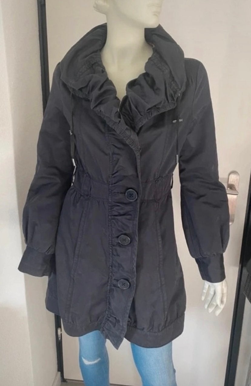 Mooie tussenjas, Kleding | Dames, Ophalen of Verzenden, Zo goed als nieuw, Maat 36 (S), Zwart