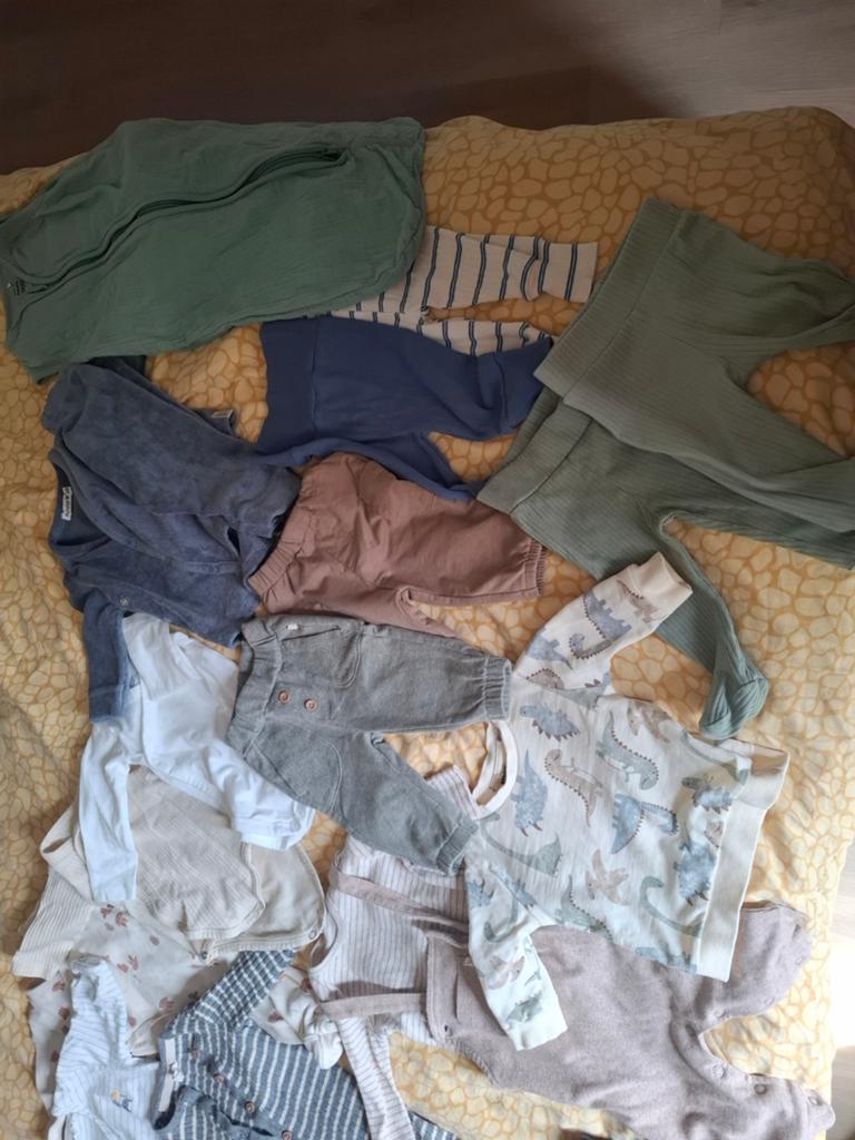 Baby kledingpakket maat 56 (jongen), Ophalen of Verzenden, Gebruikt, Maat 56