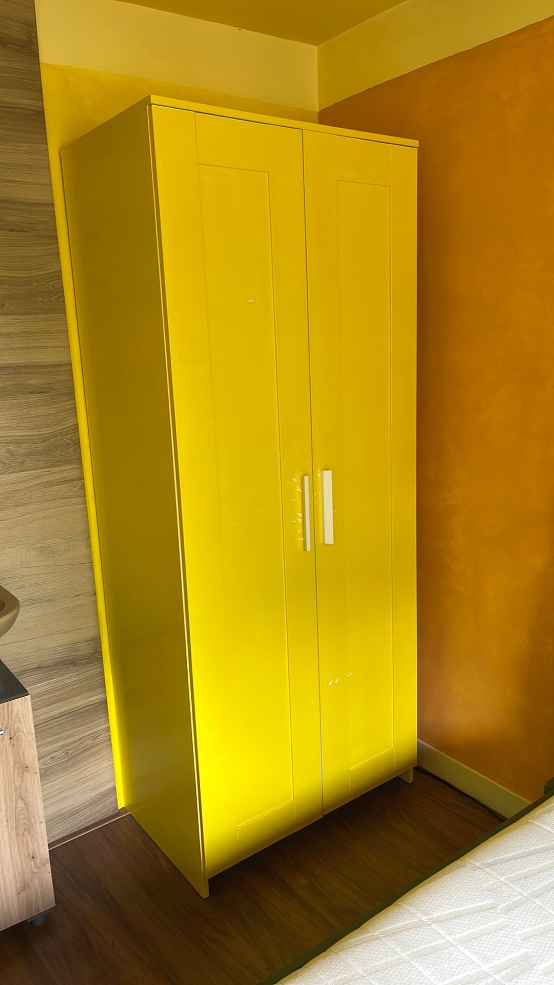 Ikea hang/legkast Brimnes, Ophalen, 100 tot 150 cm, Zo goed als nieuw, 150 tot 200 cm