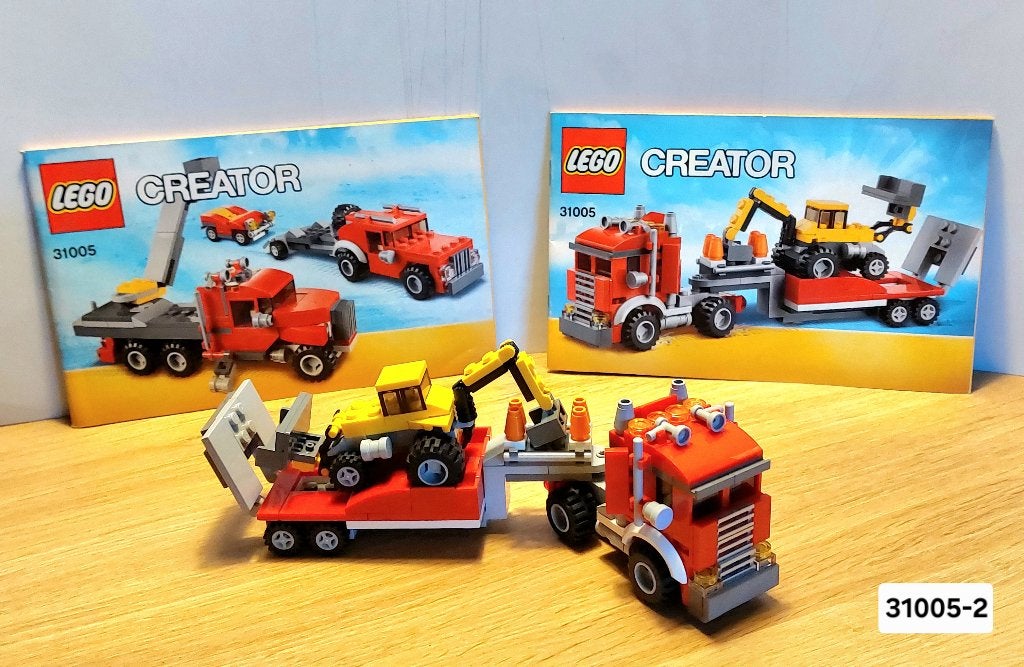 Lego Creator, Construction Hauler, 3 in 1, Lego, Inclusief instructies, Ophalen of Verzenden, Zo goed als nieuw