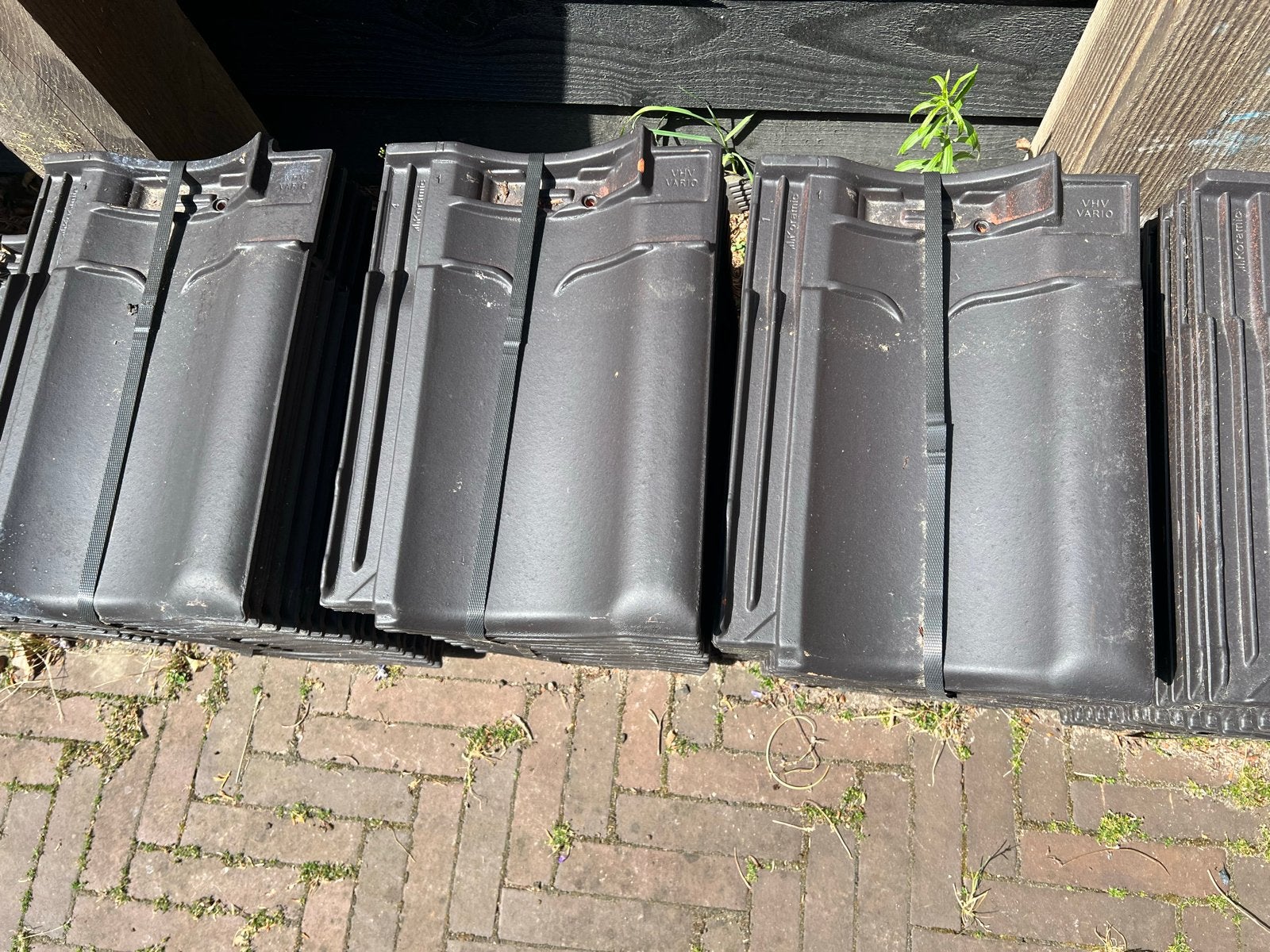 Koramic VHV Vario Dakpannen nieuw - Leikleur Mat, Ophalen, Gebruikt, Steen of Klei, 15 m² of meer