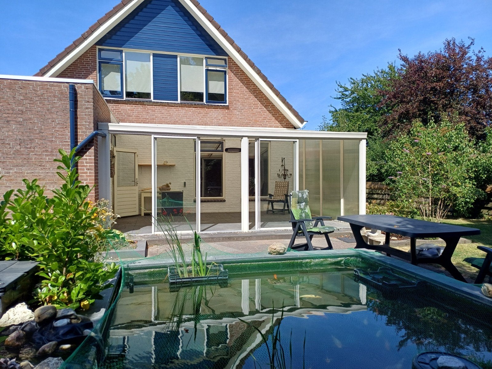serre aanbouw, Tuin en Terras, Overkappingen, Ophalen, Zo goed als nieuw, Serre