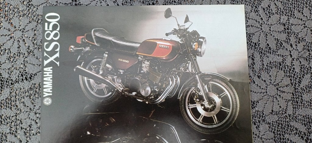 Originele folder Yamaha XS 850, Ophalen of Verzenden, Yamaha