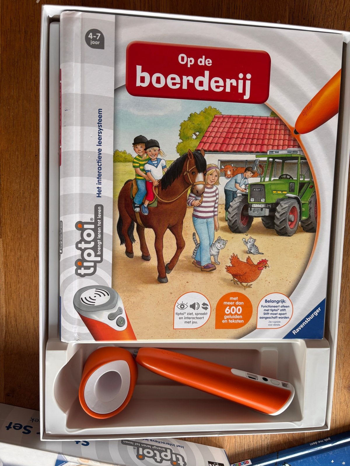 Tiptoi Starter Set 'Op de boerderij' met stift en boek, Kinderen en Baby's, Ophalen of Verzenden, Zo goed als nieuw, Ontdekken