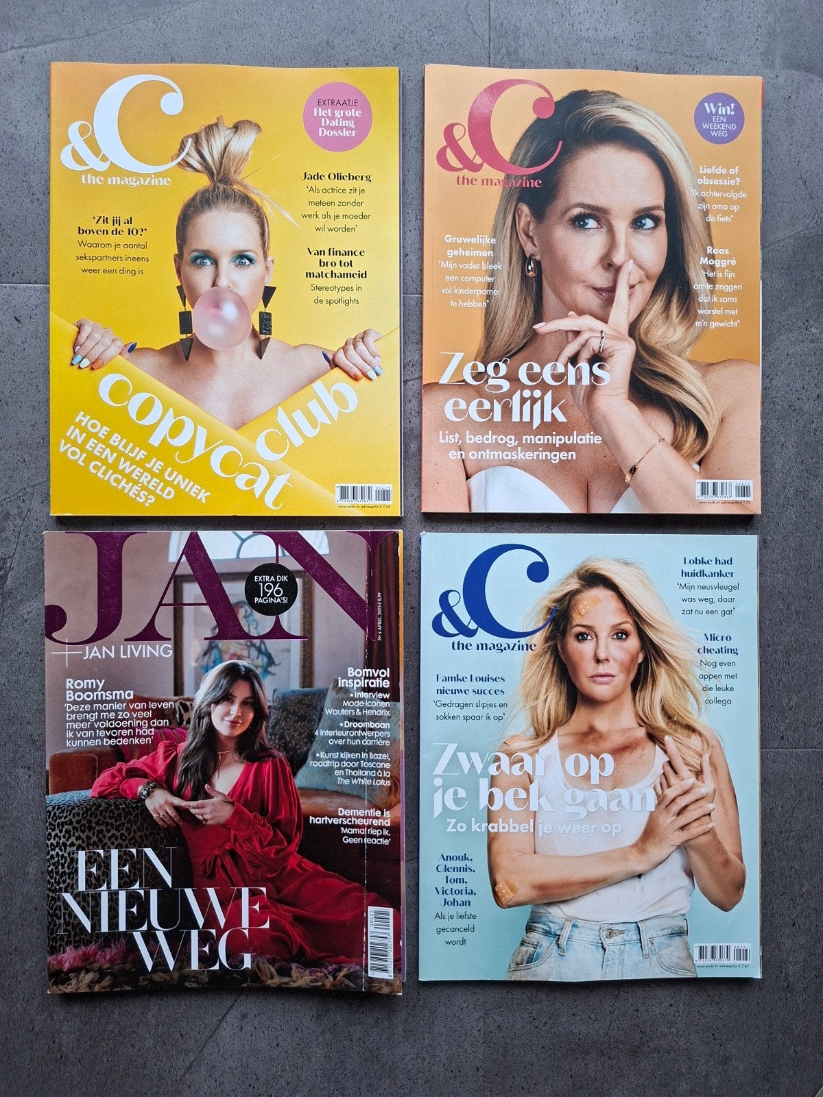 &C the magazine en Jan magazine uit 20253x, Ophalen of Verzenden, Muziek, Film of Tv