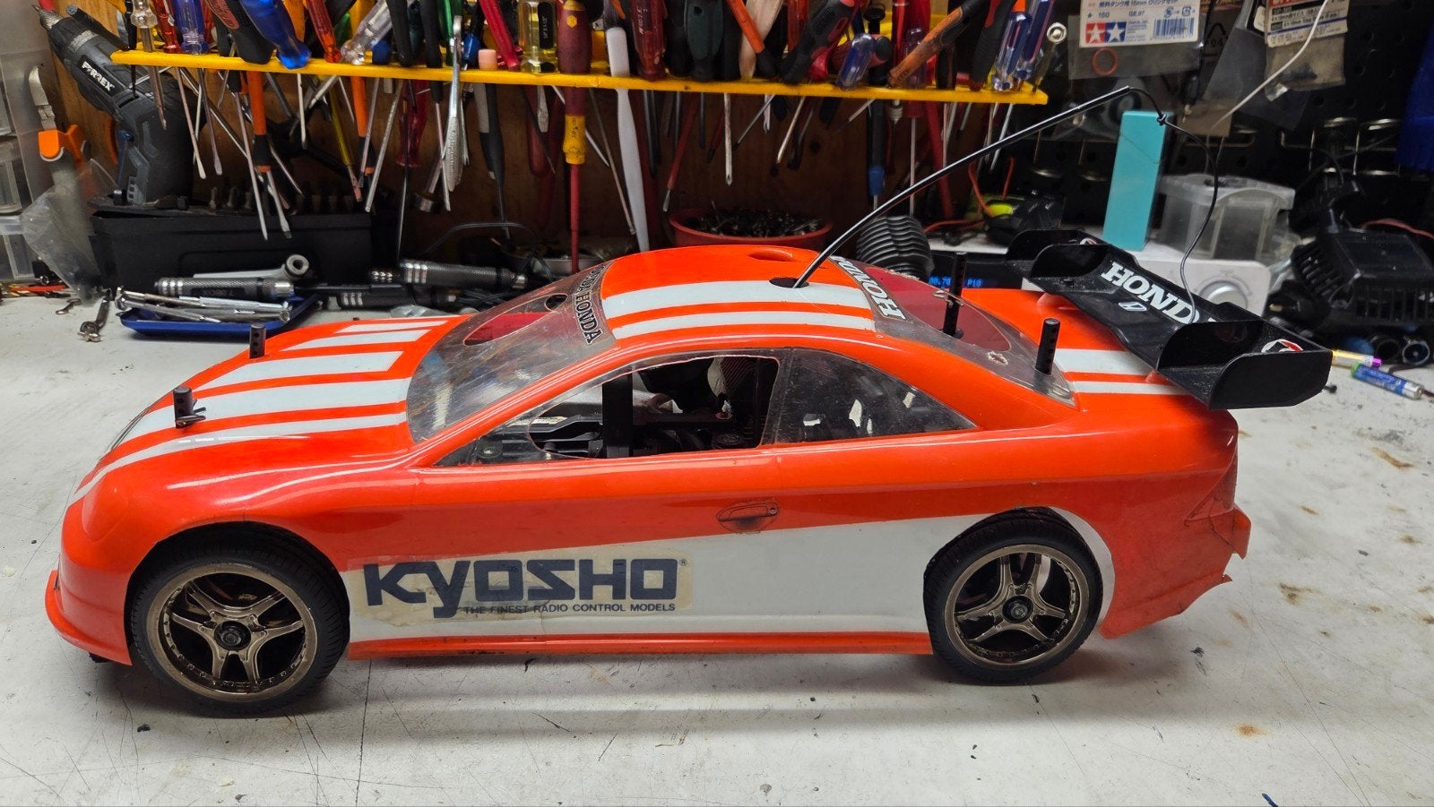 Te koop mooie kyocho fazer, Gebruikt, Auto offroad, Ophalen of Verzenden, Schaal 1:10