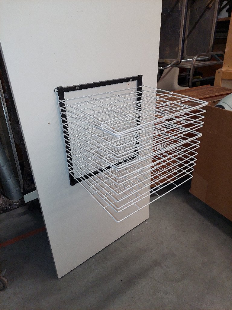 3x Heutink wand- droogrek schilder-/knutselwerk opklapbaar, Ophalen, Zo goed als nieuw, Educatief, Gereedschap of Toebehoren