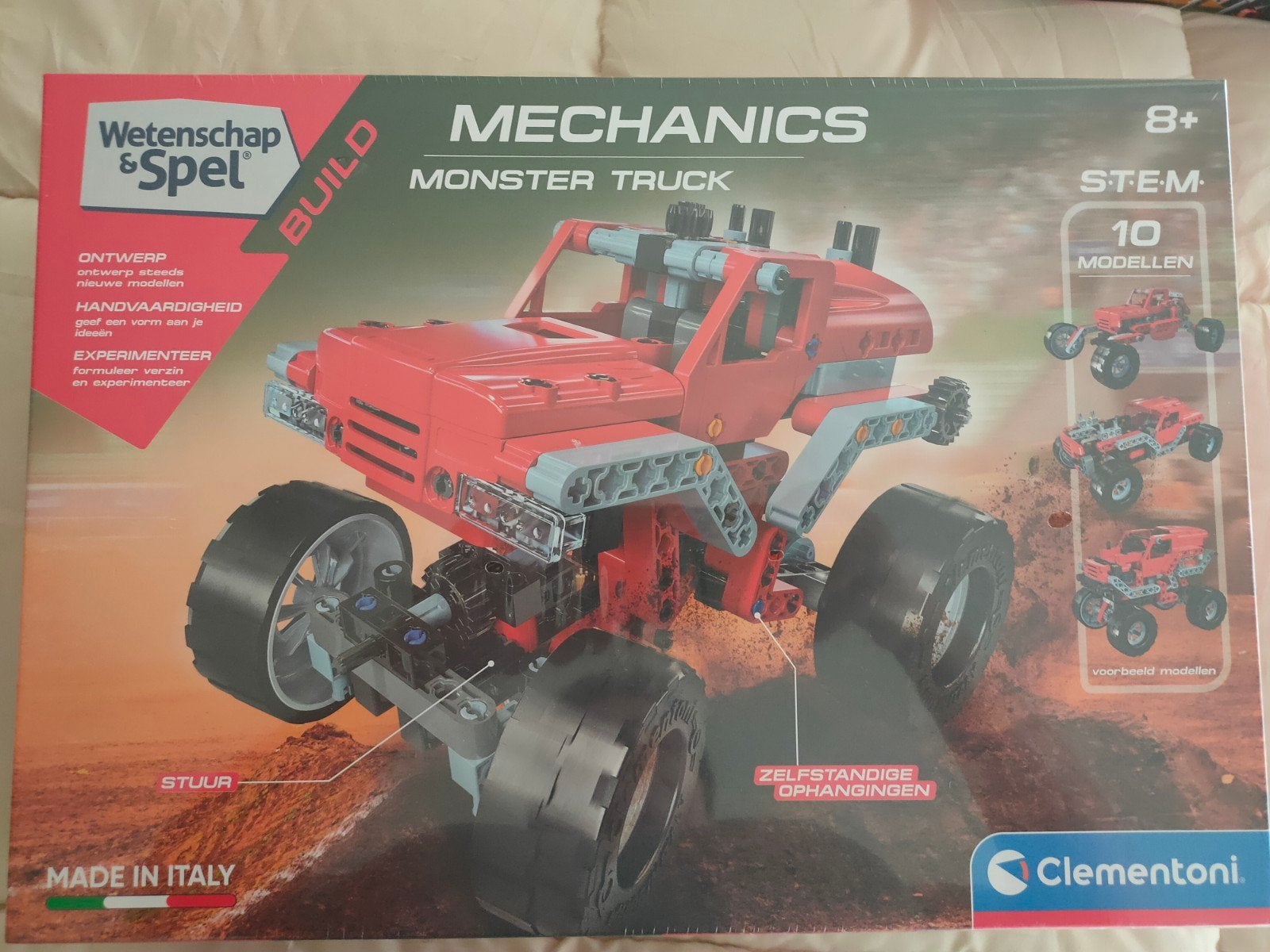 Clementoni Wetenschap & Spel Mechanics Monster Truck, Ophalen, Nieuw, Overige merken