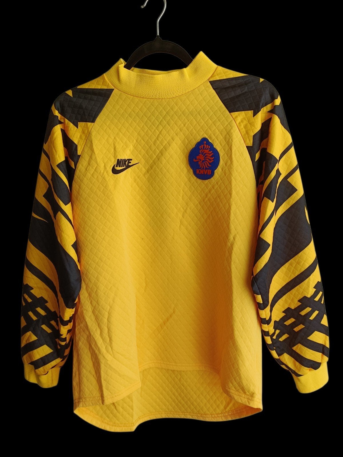 Vintage Nike KNVB Keepersshirt, Kleding | Heren, Sportkleding, Maat 52/54 (L), Geel, Nike, Ophalen of Verzenden