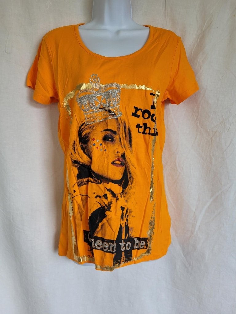 Leuk oranje NIEUW koningsdagshirt mt L, ., Maat 42/44 (L), Oranje, Ophalen of Verzenden