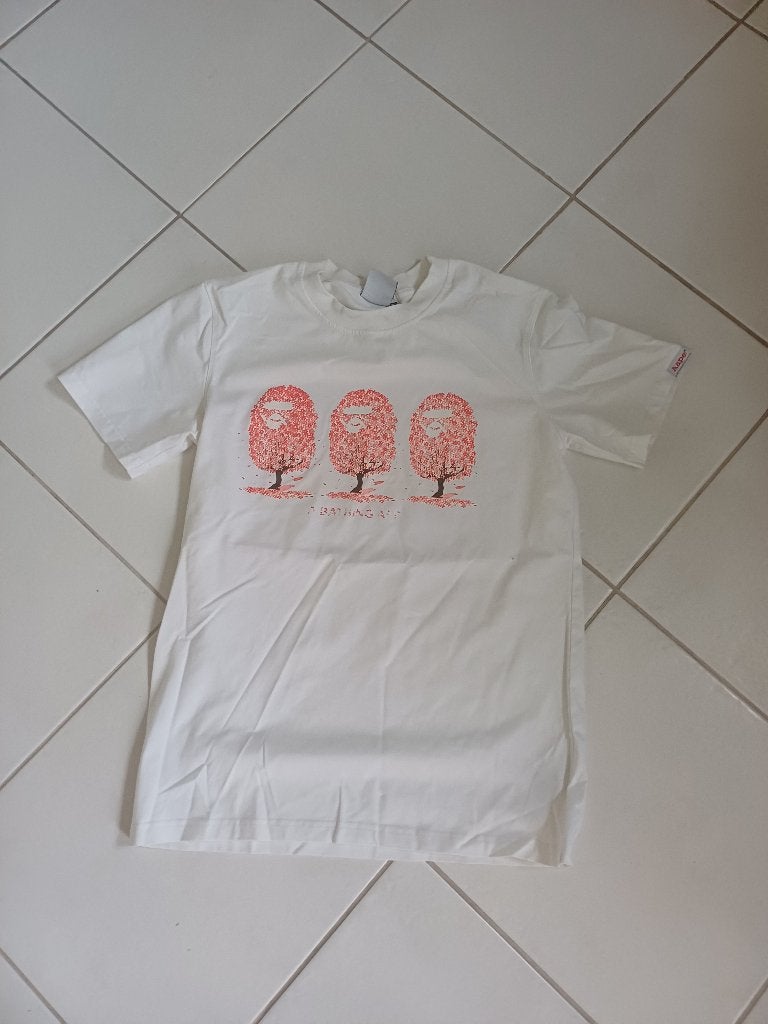 Aape (Bape) T-shirt, Wit, Nieuw, Ophalen of Verzenden, Bape