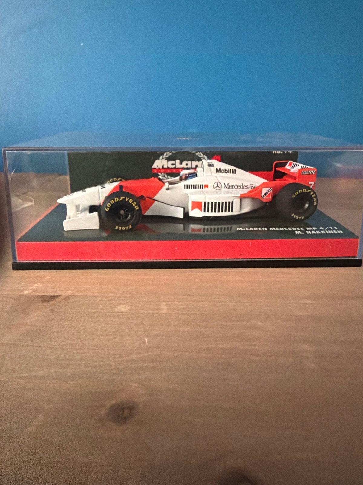 McLaren Mercedes MP4/11 Mika Häkkinen modelauto, Ophalen of Verzenden, Zo goed als nieuw, Auto, Overige merken