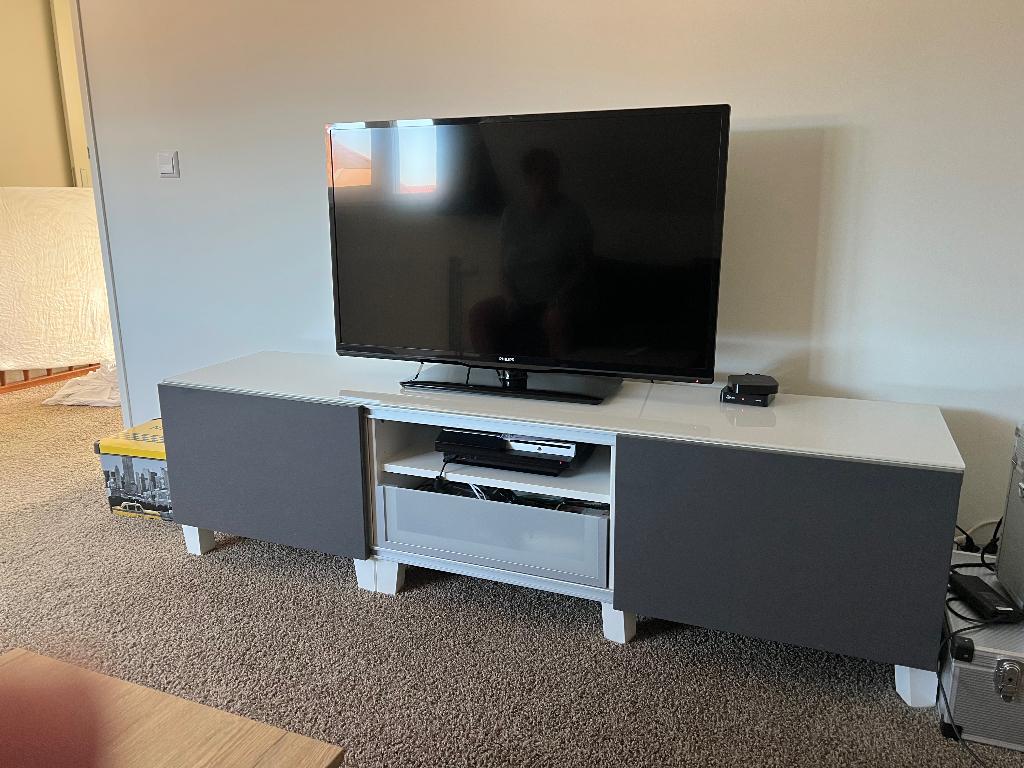 Tv kast, Huis en Inrichting, Kasten | Televisiemeubels, Ophalen, 150 tot 200 cm, Zo goed als nieuw, Minder dan 100 cm