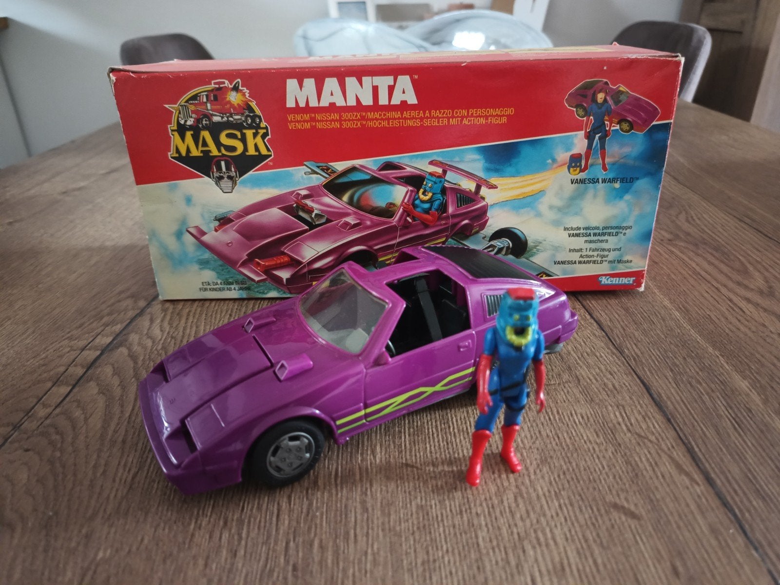 Vintage M.A.S.K Manta with Vanessa Warfield compleet, Ophalen of Verzenden, Zo goed als nieuw