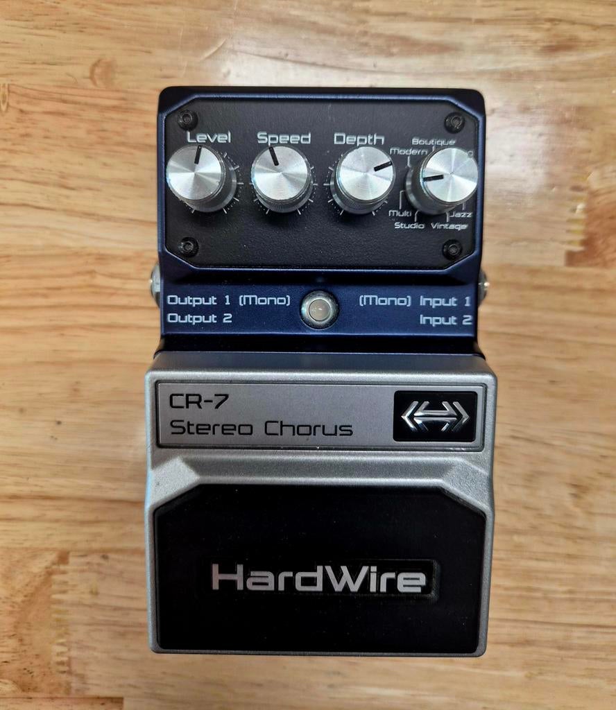 HardWire CR-7 Stereo Chorus Gitaar Pedaal, Muziek en Instrumenten, Effecten, Ophalen of Verzenden, Gebruikt, Chorus