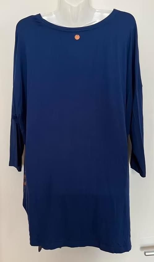 Samoon top maat 48[vj], Kleding | Dames, Ophalen of Verzenden, Nieuw, Blauw, Shirt of Top