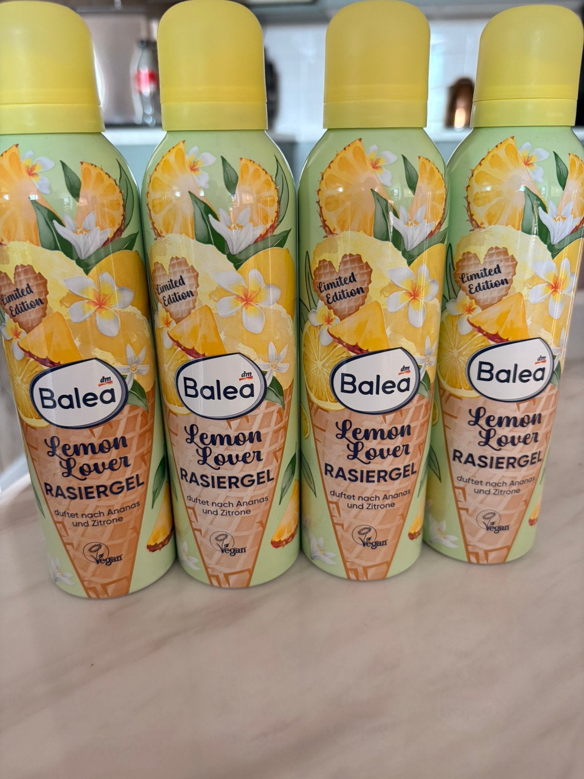 Lemon lover scheerschuim 4 stuks, Verzenden, Nieuw, Overige typen