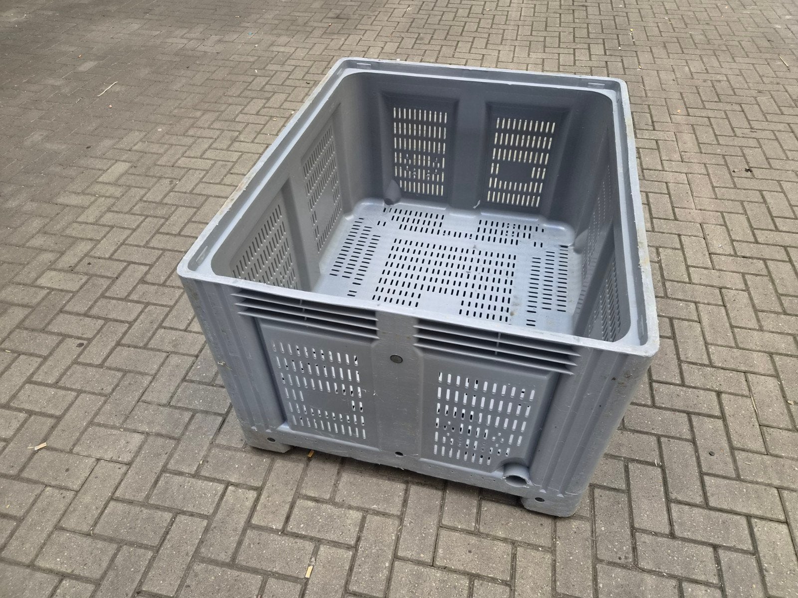 Palletbox Slowfeeder kuubskist hooibak, Ophalen of Verzenden, Gebruikt