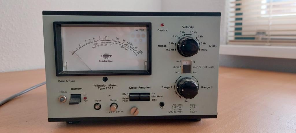 Bruel & Kjaer 2511 Vibratiemeter, Doe-het-zelf en Verbouw, Meetapparatuur, Ophalen of Verzenden, Gebruikt, Overige meters