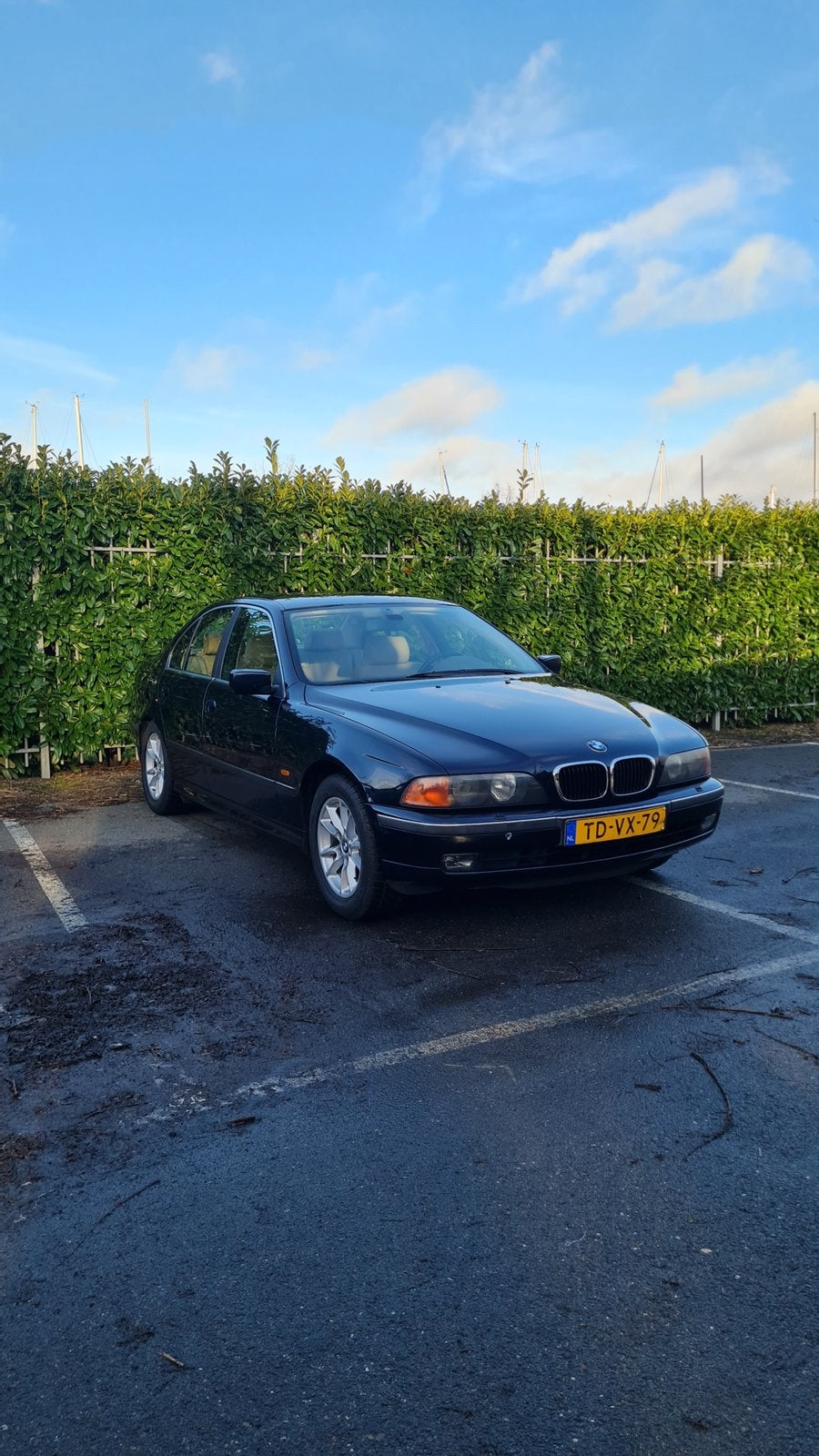 BMW 5-Serie 2.8 I 528 AUT 1998 Blauw, Automaat, Achterwielaandrijving, Beige, 2000 kg