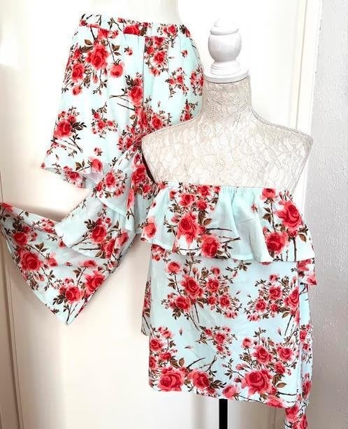 Lofty Manner blouse met bijpassende korte broek maat S/M, Ophalen of Verzenden, Zo goed als nieuw, Maat 38/40 (M), Overige kleuren