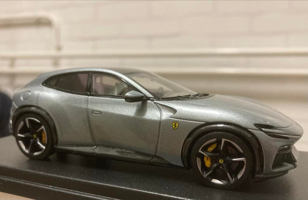 Ferrari Purosangue - grigio titanio Looksmart 1/43, Ophalen of Verzenden, Nieuw, Auto, Overige merken