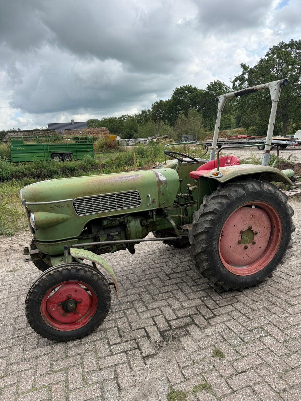 Tk fendt fix2 en fiat 500 special, Ophalen, Gebruikt, Tot 80 Pk, Fendt