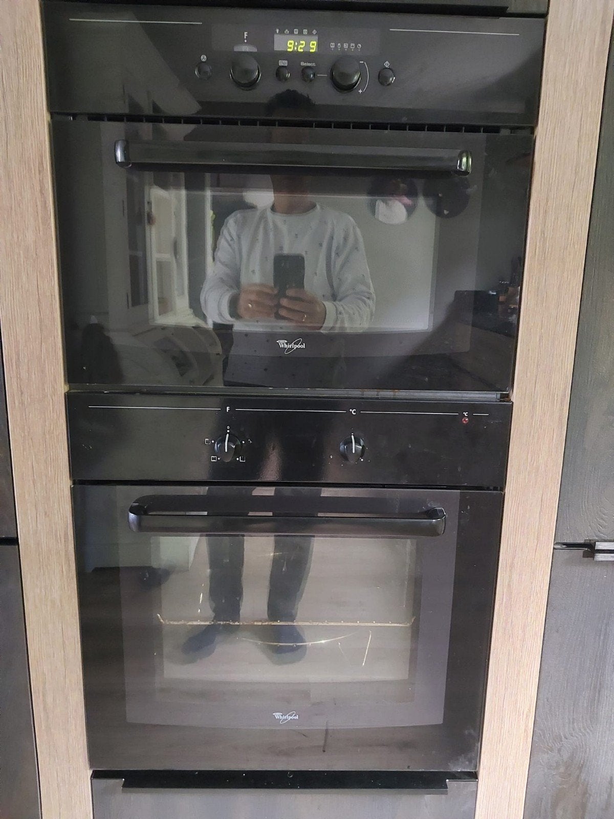 Combimagnetron en Oven Whirlpool, Ophalen, Gebruikt, Draaiplateau, Minder dan 45 cm