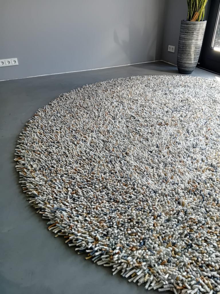 De Munk tapijt rond 2,5M wol, Huis en Inrichting, Stoffering | Tapijten en Kleden, Ophalen, Overige kleuren, Rond, 200 cm of meer