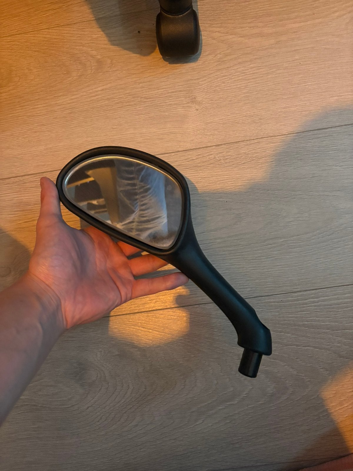Gilera runner spiegel links, Ophalen of Verzenden, Zo goed als nieuw, Vergrootglas of Loep