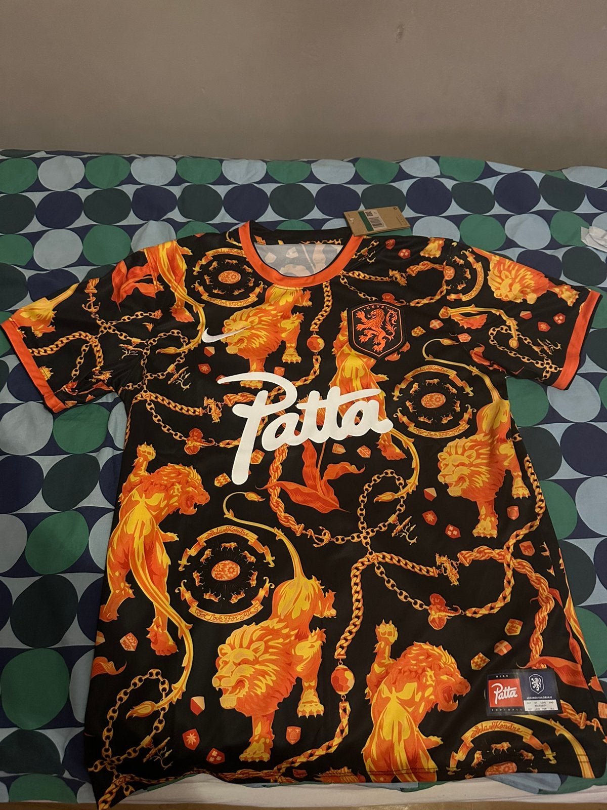 Patta x Nike KNVB-shirt diverse maten!, Ophalen of Verzenden, Zo goed als nieuw, Overige maten, Zwart