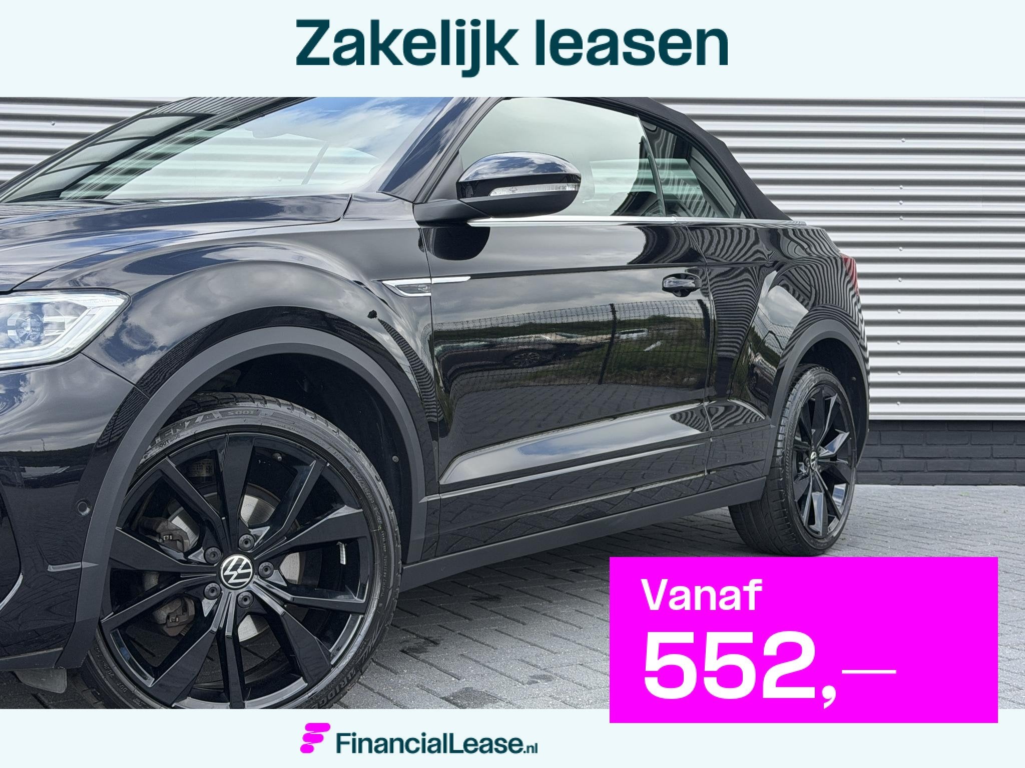 Volkswagen T-Roc 1.5 TSI R-Line |Cabrio|Camera|Stuurver|, Stof, 4 cilinders, 150 pk, 4 stoelen