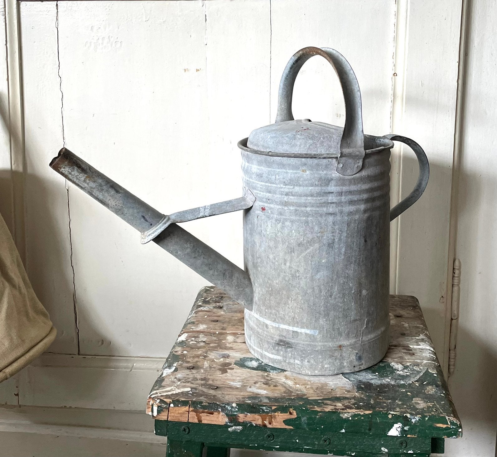 Brocante oud zinken gieter ( tussen maatje ), Ophalen of Verzenden