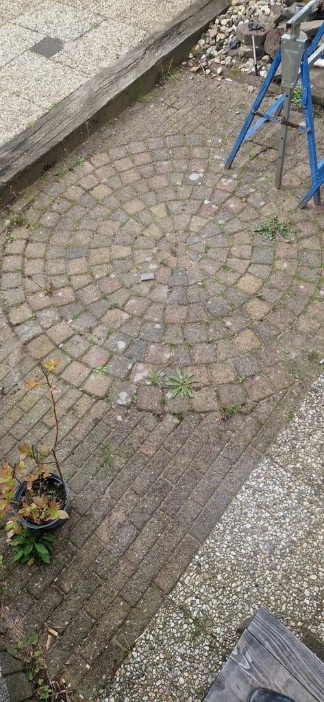 Terrastegels / stenen, Tuin en Terras, Tegels en Klinkers, Ophalen, Gebruikt, Beton, Terrastegels
