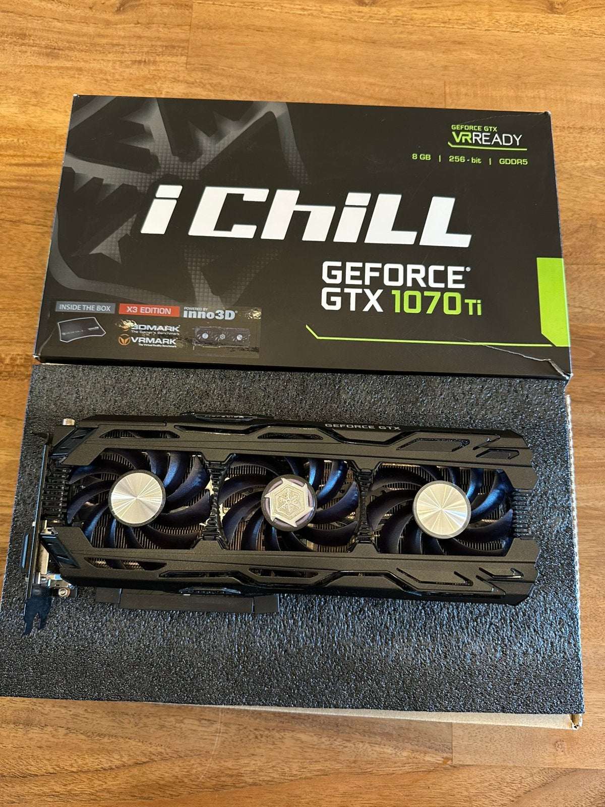 Geforce GTX 1070TI iChill X3 8GB, Computers en Software, Videokaarten, Ophalen, PCI-Express 3, HDMI, Nvidia
