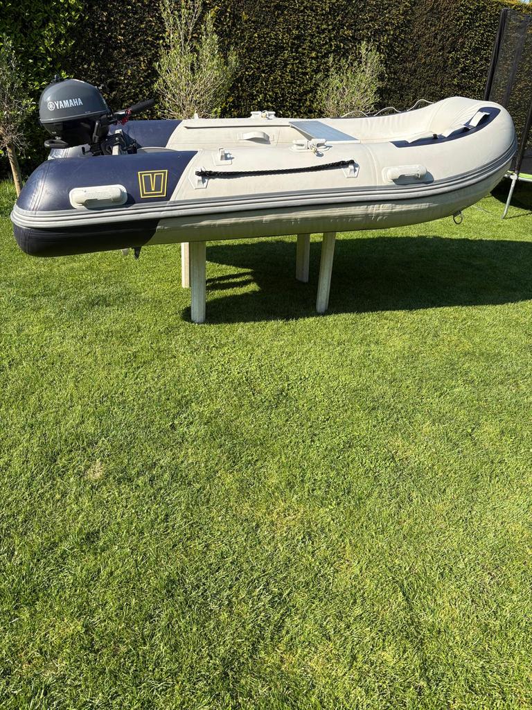 Vetus 270 VM rubberboot met Yamaha 2.5 pk buitenboordmotor, Watersport en Boten, Rubberboten, Airdeck, 10 cm, 10 pk, 1 m