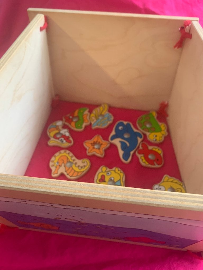 visjes hengelen - spel, Kinderen en Baby's, Speelgoed | Educatief en Creatief, Ophalen, Zo goed als nieuw