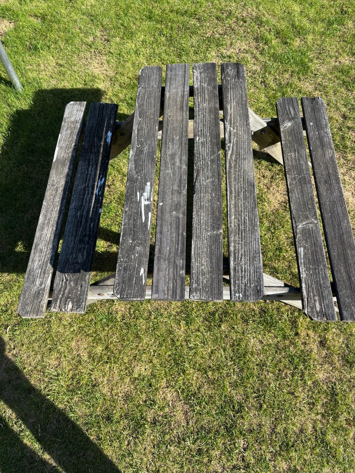 Kinderpicknicktafel, gratis af te halen, Gebruikt, Rechthoekig, Hout, Ophalen