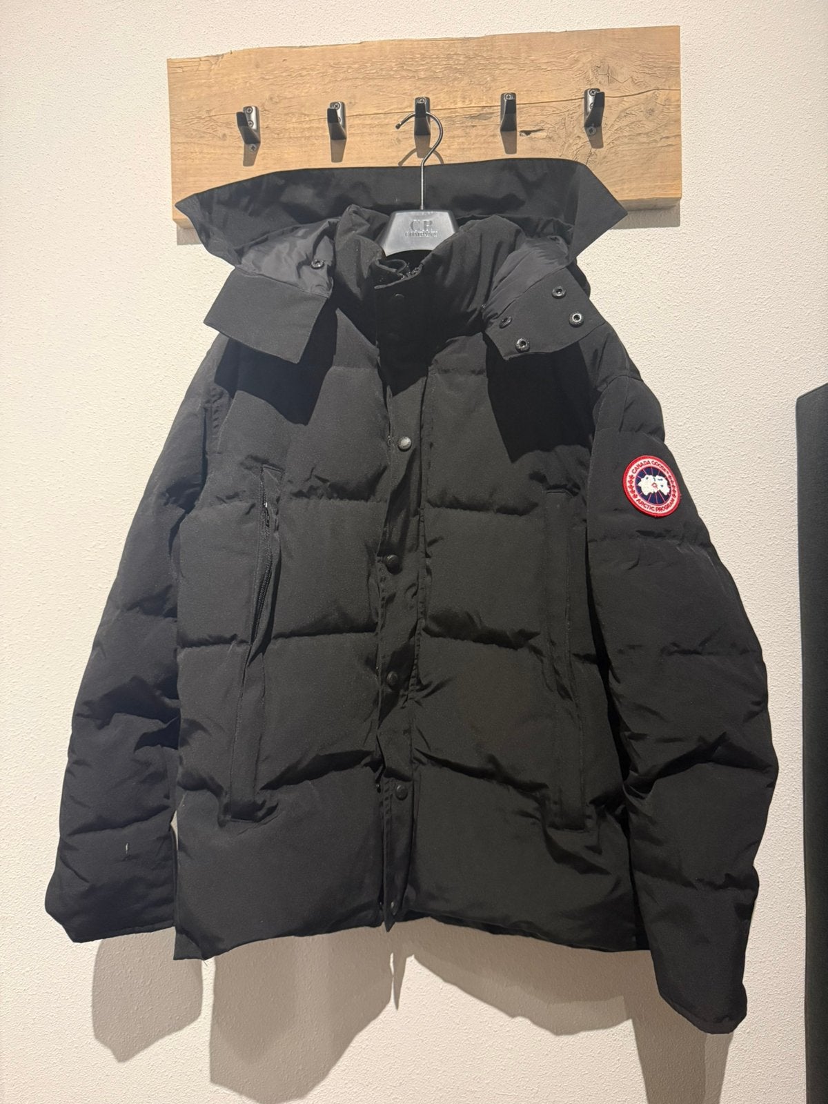 Canada Goose Winterjas | Zwart | Maat L | Nette Staat, Kleding | Heren, Jassen | Winter, Ophalen, Zo goed als nieuw, Maat 52/54 (L)