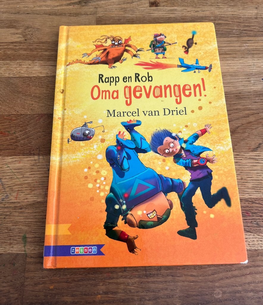 Rapp en Rob - Oma gevangen boek - Marcel van Driel- M4, Ophalen of Verzenden, Zo goed als nieuw, Marcel van Driel, Fictie algemeen