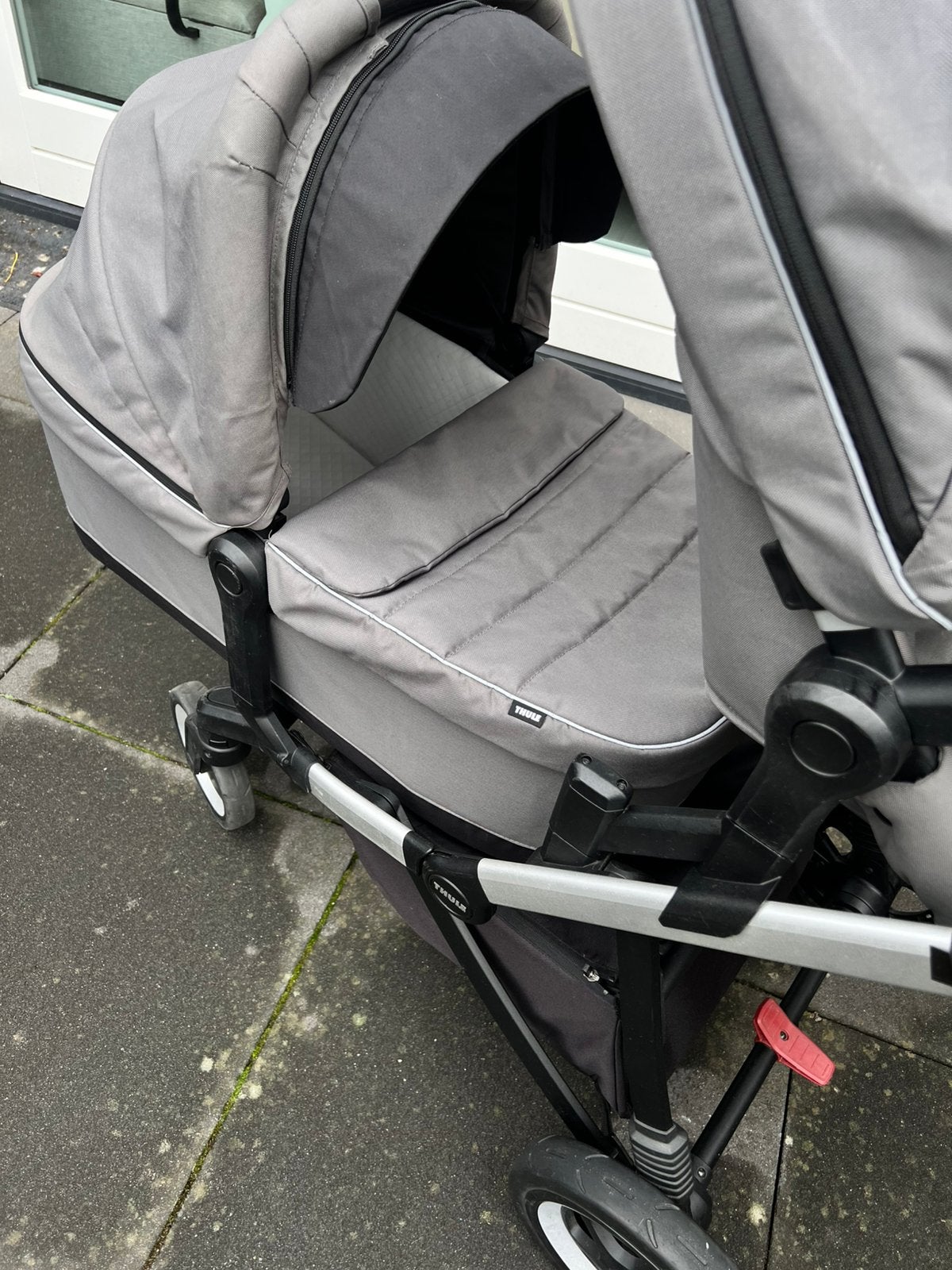 Thule Duo kinderwagen voor een baby en een dreumes/peuter, Ophalen, Zo goed als nieuw, Combiwagen, Overige merken