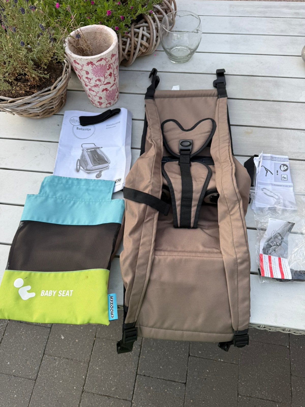 Croozer babyzitje babyseat, Ophalen of Verzenden, Zo goed als nieuw