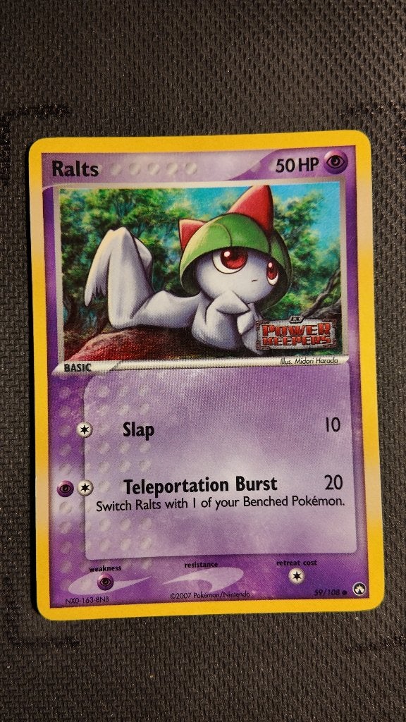 Ralts 59 Power Keepers | Pokemon kaart, Ophalen, Zo goed als nieuw, Losse kaart, Foil