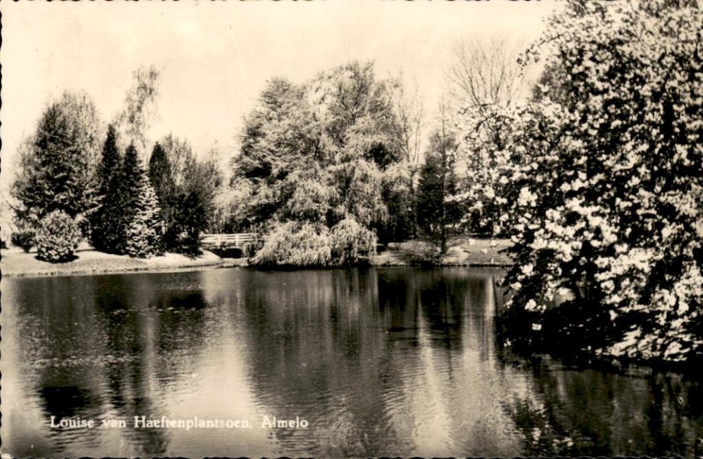 Almelo, Louise van Haeftenplantsoen, Verzenden, 1940 tot 1960, Gelopen, Overijssel