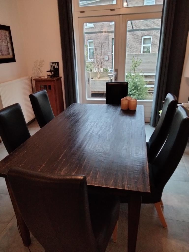 Eetkamer stoelen, Ophalen, Gebruikt, Zwart, Vijf, Zes of meer stoelen